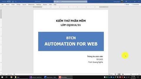 [FIT.HCMUS.KCPM-2017-1612422] Bài tập kiểm thử tự động