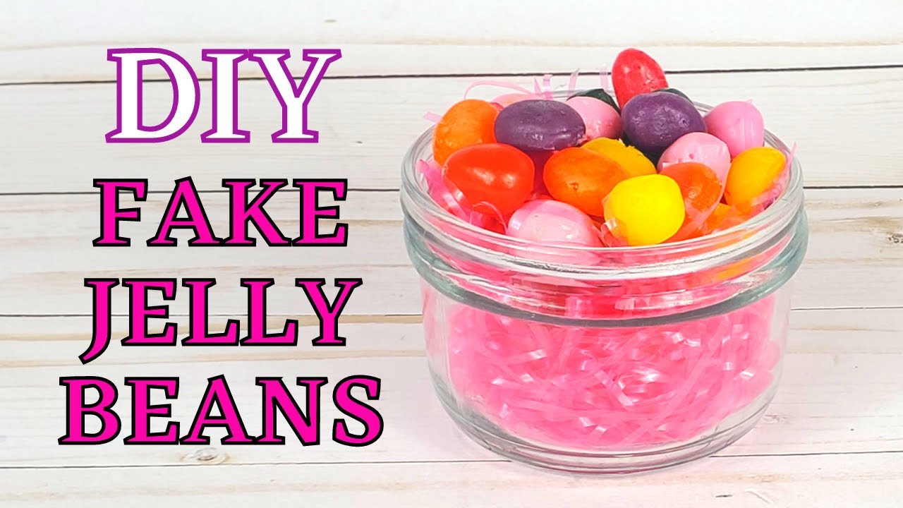 DIY FAKE SWEETS EASTER CANDY Easy Way To Make Fake Jelly Bean