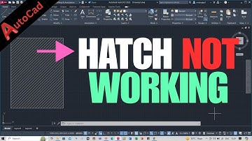 autocad hatch is not working | hatch in autocad not showing visible