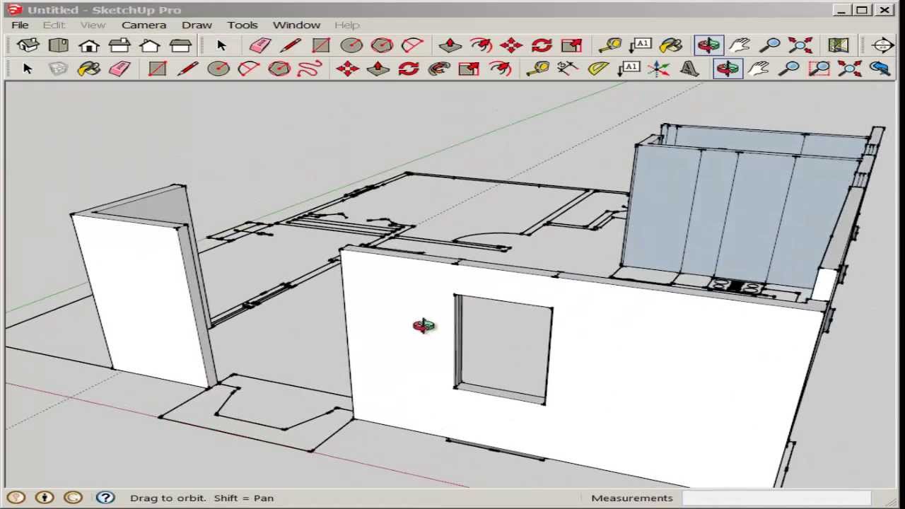 SketchUp Import And Model An AutoCAD Floor Plan YouTube