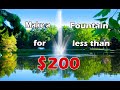 How to Make a DIY Pond Fountain for less than $200
