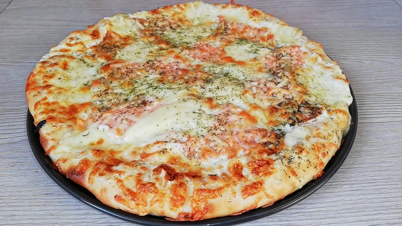 Pizza moelleuse au saumon / pizza norvégienne