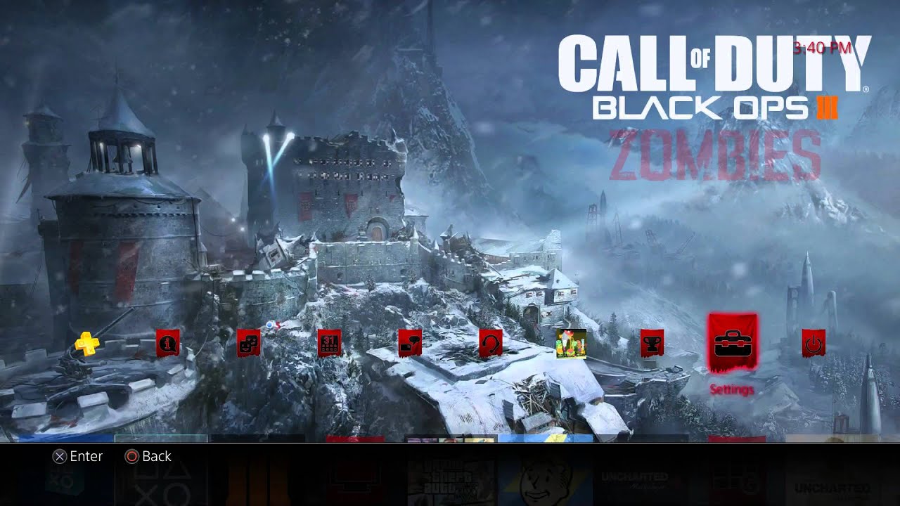 Black Ops 3: New PS4 theme of DLC 1 Awakening, Zombies map Der Eisendrachen