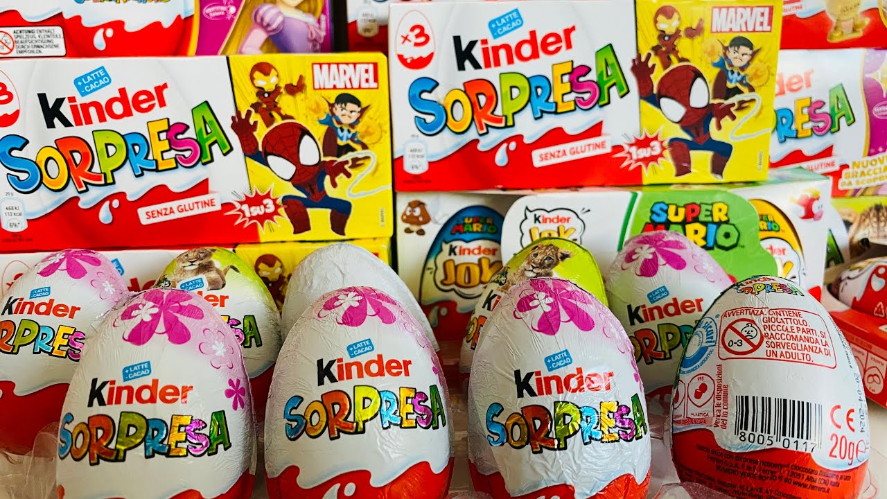 Marvel Kinder Surprise ASMR Unboxing 