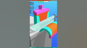 Very Satisfying and Relaxing ASMR Slicing game P47 Kinetic Sand #Shorts