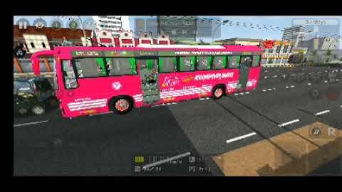 new private bus in bussid Blue Diamond