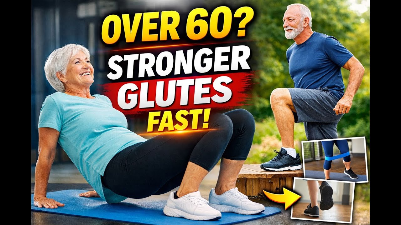 Over 60? 5 Essential Exercises to Quickly Build Stronger Glutes|Glutes as the foundation of movement