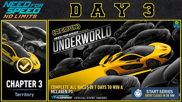 NFS No Limits | Underworld (rerun) | McLaren P1 - Day 3