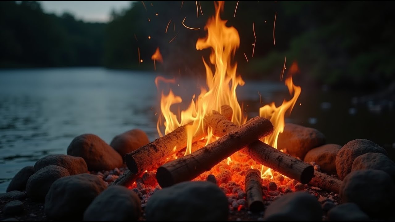Peaceful Firelight Ambience for Deep Calm