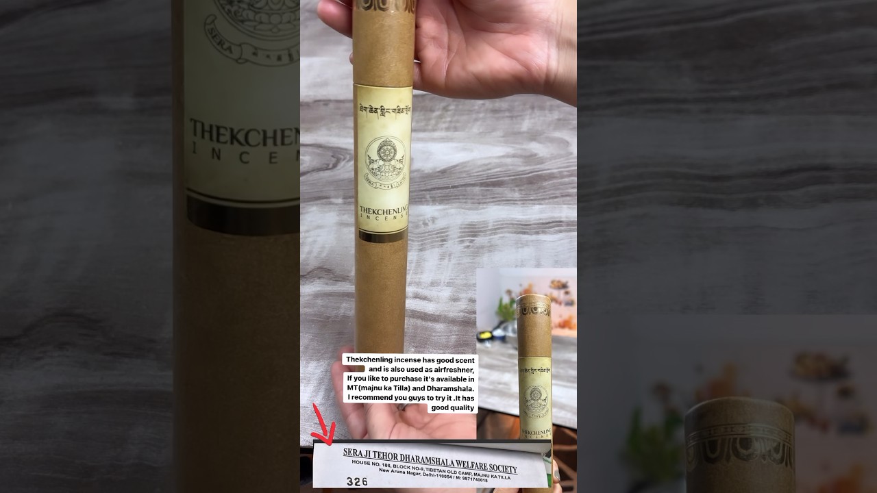 Unboxing Tibetan Thekchenling incense has good scent 