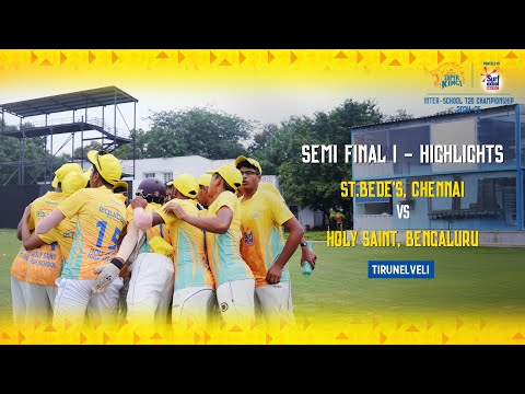 Match Highlights - Semi finals 1 - St. Bede's, Chennai vs Holy saint, Bengaluru #JuniorSuperKings24