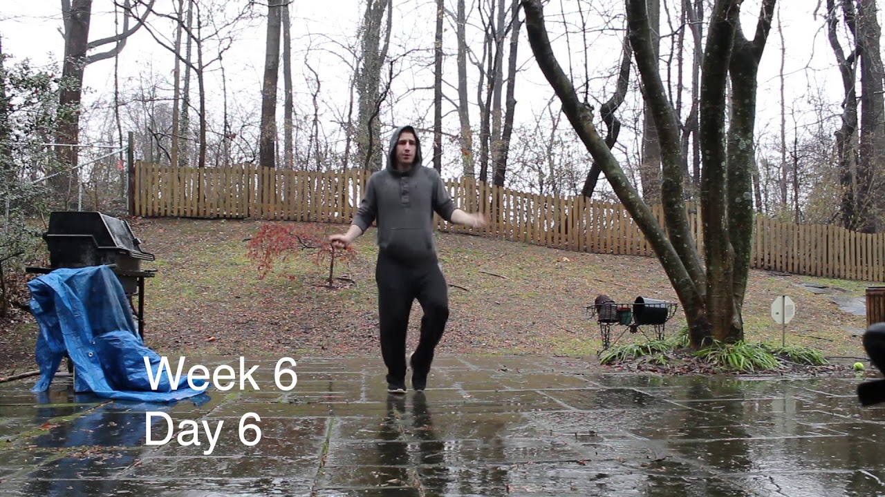 RAIN DOESN'T STOP ME Jump Rope Challenge Week 6 Day 6 - YouTube