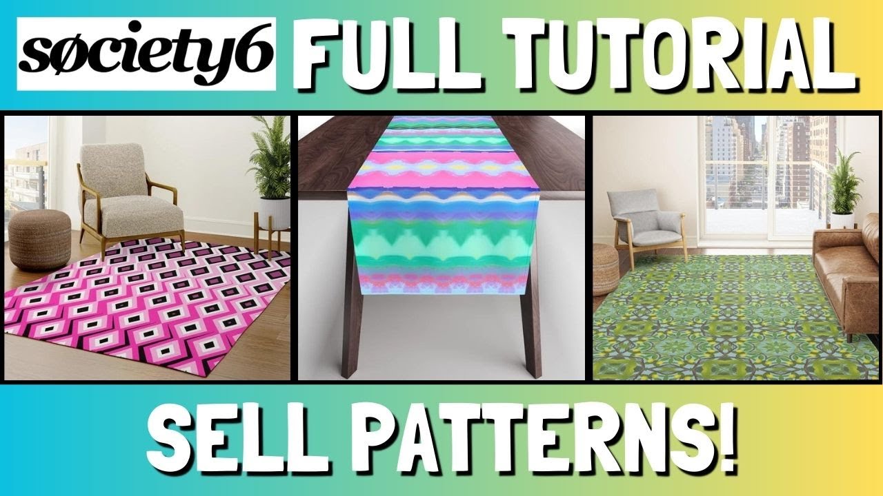 Society6 Full Tutorial With Sizes Tips Ing Patterns On Print Demand You