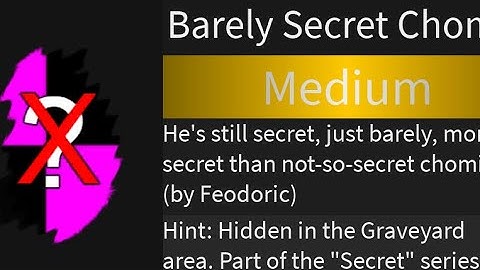 How to get barely secret chomik (FTC)