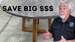DIY Oak Table: Save Hundreds with this Money-Saving Dupe!
