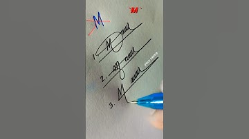 M letter signature style | #shorts #youtubeshorts #trendingshorts #vairalshort #signature #sign
