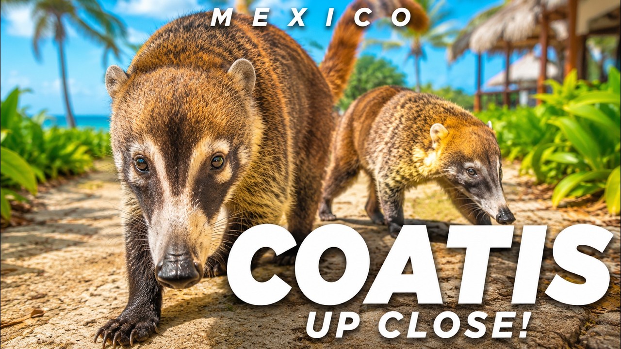 Riu Lupita Mexico | Swimming Pool & Coati (Nasua nasua) Encounters