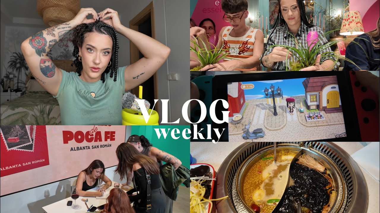 VLOG | le digo adiós trenzas, probando cosas nuevas y os enseño mi isla 🏝️ 🌸🫦