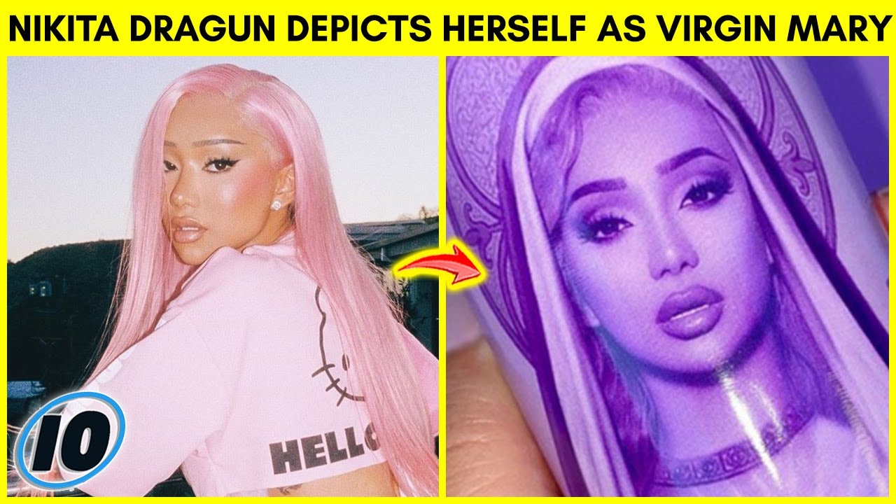 Nikita Dragun Photoshops Her Face Onto The Virgin Mary