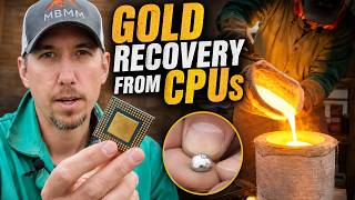 Gold & Silver Recovery From Scrap CPUs!! Easy Smelting Method