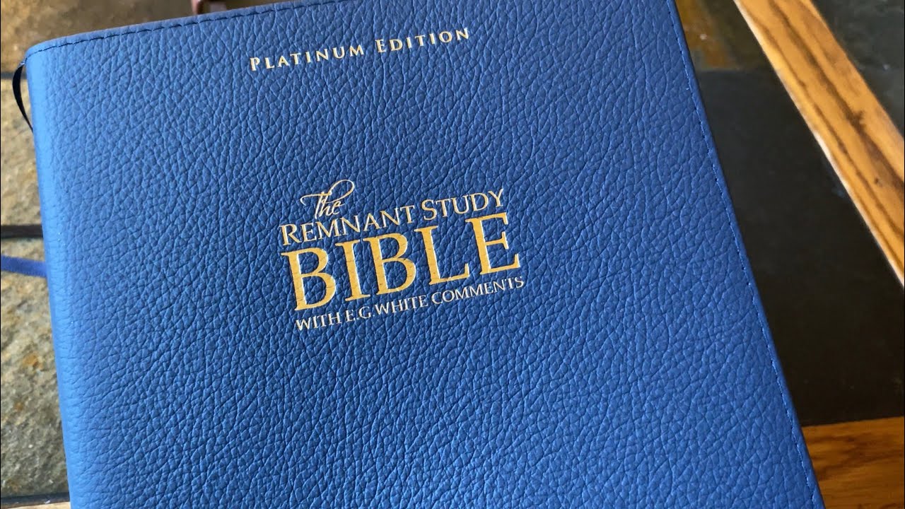 Remnant Study Bible NKJV (Genuine Top-grain Leather Black