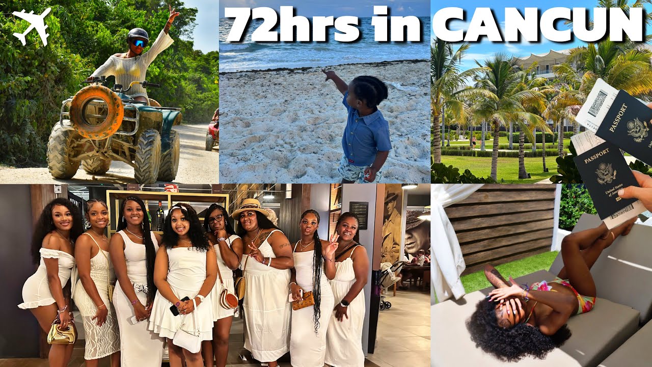 TRAVEL VLOG: come spend 72 hours with me + the fam on a quick getaway trip to MEXICO!