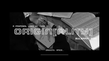 Video Proposal of Team ORIGIN[ALITY] | BL4S 2021
