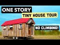 Charming Rustic Tiny House With One Floor Living (No Sleeping Loft!)