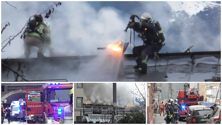 [Ausgedehnter Dachstuhlbrand] Großeinsatz der Feuerwehren am 29.12. in Innsbruck | Einsatzdoku