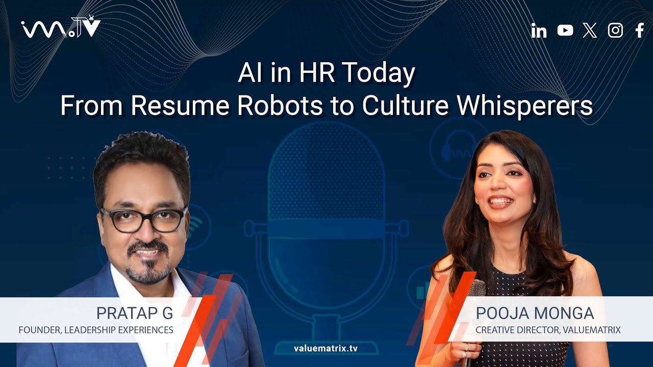 AI in HR Today: From Resume Robots to Culture Whisperers, Explains Pratap G