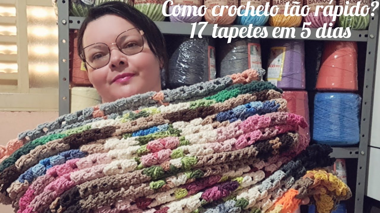 💥17 tapetes em 5 dias?😱 é  possível ? Vem ver minha produção 