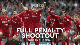FULL PENALTY SHOOTOUT | Liverpool v West Ham United | FA Cup Final 2005-06
