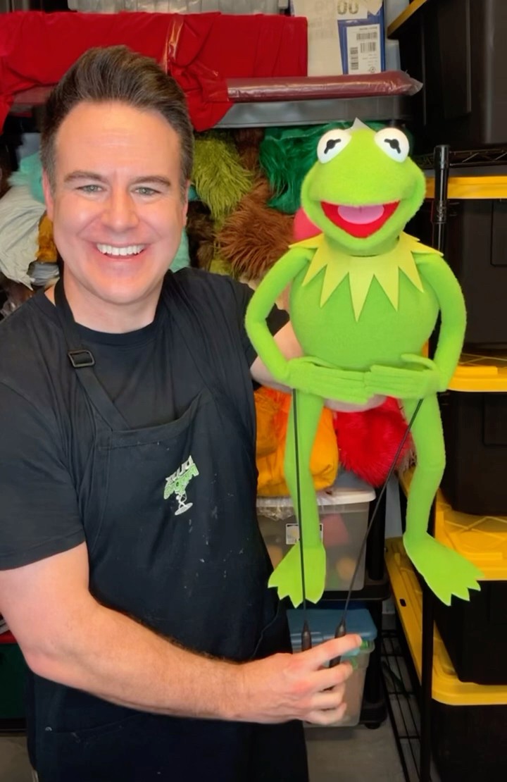 Kermit The Frog replica demonstration! #kermit #kermitthefrog
