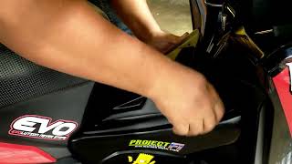 Installation of Honda Click V2 Center Console Box #sarge Belen