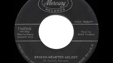 1959 HITS ARCHIVE  Broken Hearted Melody   Sarah Vaughan