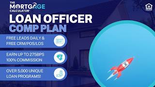 🔥 Unlock Your MLO Career: Earn 275 BPS, Free Leads & Free AI Mortgage Platform with Website/CRM/POS🚀