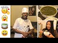 😀Chef Justin shows us how to make isombe (Cassava Leaf Soup)🍵 | Our reactions🤔 | Kigali, Rwanda😀