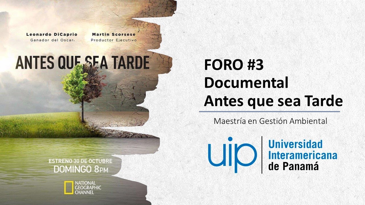 Foro #3 Documental "Antes que sea tarde" - YouTube