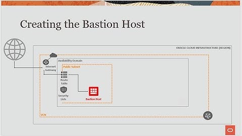 6. Creating the Bastion Host – connecting to the first instance