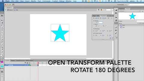 Animate CC:  Rotating a Symbol