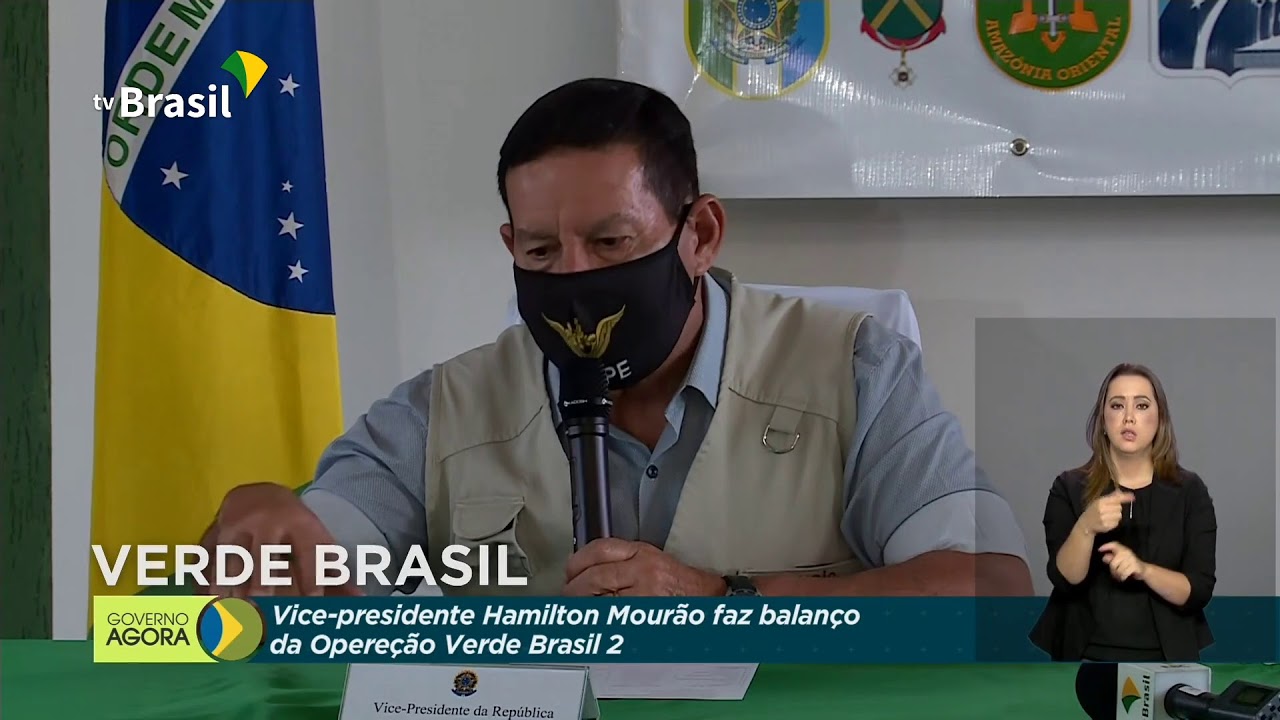 Coletiva de imprensa sobre Operação Verde Brasil 2