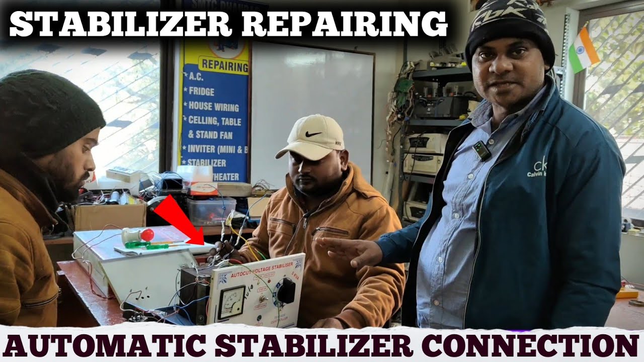 Automatic Stabilizer Connection Karna Sikhe | Stabilizer Repairing Karna Sikhe smtc dhanbad 