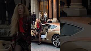 Amazing BENTLEY & Gorgeous,Lovely, Elegant Lady #driving super luxury car #monaco #millionaire#l