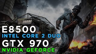 Can Intel Core 2 Duo run Battlefield 1 2016? Gameplay Benchmark on GTX970 & Core 2 Duo E8500