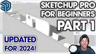 Getting Started with SKETCHUP PRO in 2024 Part 1  BEGINNERS START HERE!