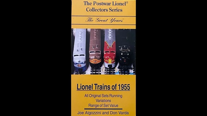 The Lionel Postwar Collectors Series: The Great Years 1955 VHS (1995) RARE Out of Print #lionel