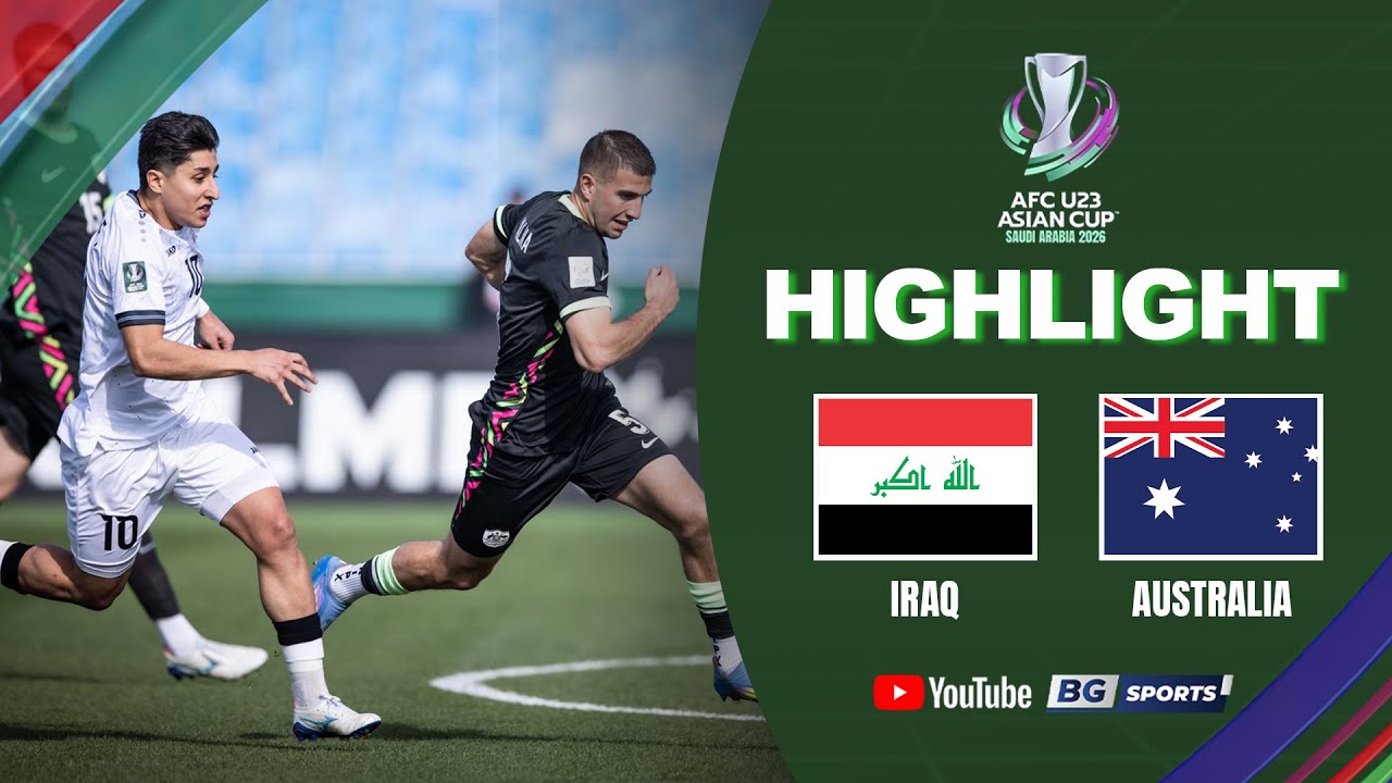 HIGHLIGHTS : IRAQ U23 vs AUSTRALIA U23 | AFC U23 Asian Cup - Group D | 14.01.26