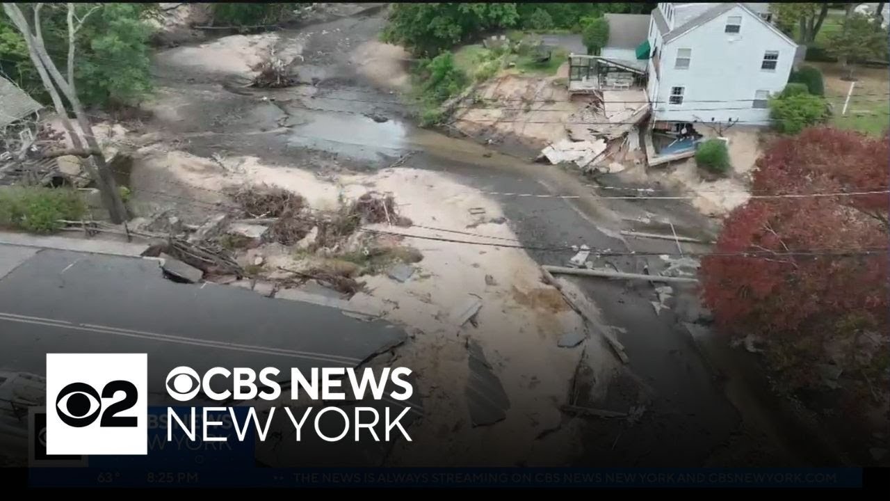 Long Island homeowners told to evacuate months after storms - YouTube