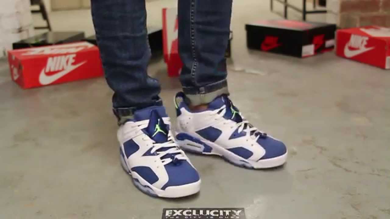 jordan 6 seahawks