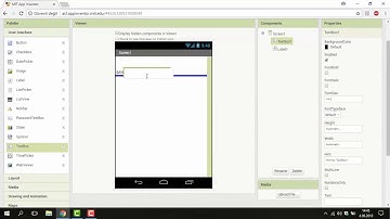 App İnventor Arayüz Tanıtımı Ve Basit Bir Hesap Makinesi Yapımı